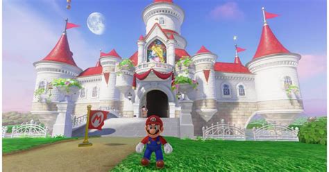 Super Mario Odyssey Guide How To Get To Peach S Castle And The Mushroom Kingdom Using The