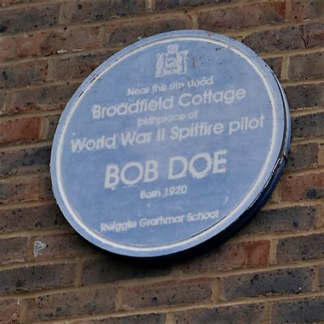 A Quiet Englishman A Little About Wing Commander Robert ‘bob Doe