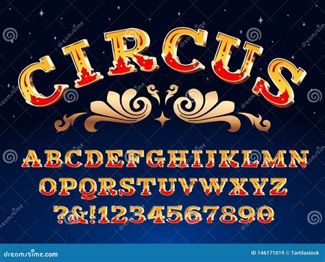 Vintage Circus Font Styles