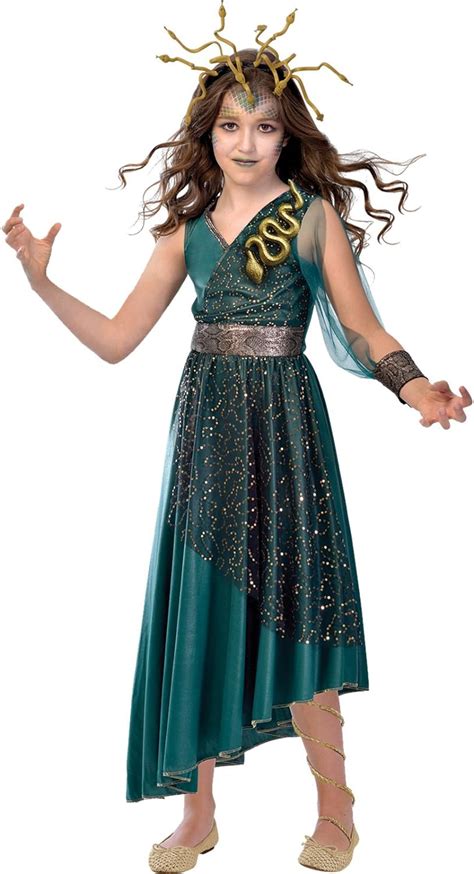 Amscan Girls Halloween Medusa Costume Kids Fancy Dress Uk