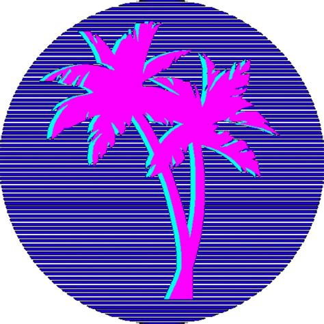 Palm Trees Vaporwave By Pattyfull Redbubble