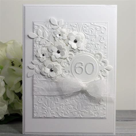 60th Anniversary Card Anniversary Wishes Card Diamond
