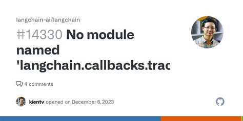 No Module Named Langchain Callbacks Tracers Log Stream Issue Hot Sex Picture
