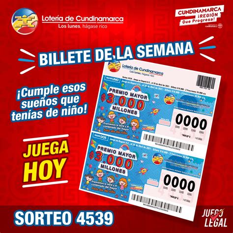 7 4 6 1 0 5 3. Resultado de la Lotería de Cundinamarca: lunes 26 de abril ...