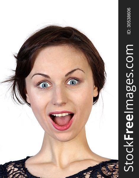 Woman Face With Surprised Expression Free Stock Images And Photos