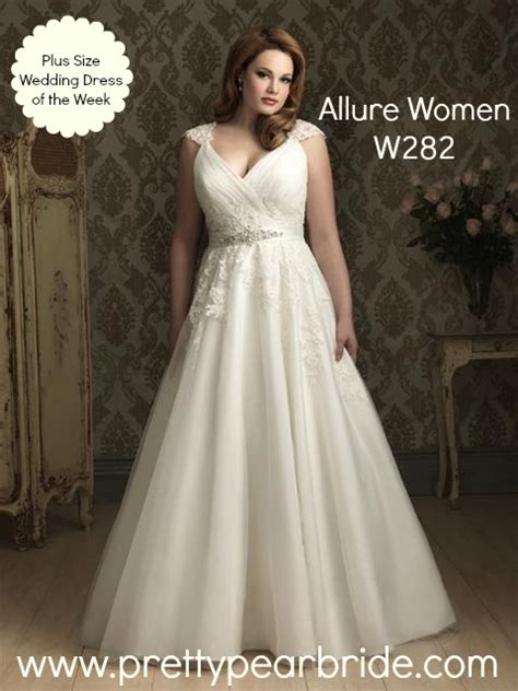 Plus Size Wedding Dress Of The Week Allure Women ~ W282 The Pretty