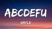 GAYLE - abcdefu (lyrics) - YouTube