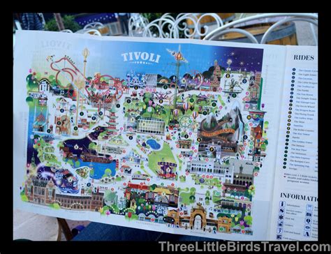 Map Of Tivoli Gardens Copenhagen Denmark Threelittlebirdstravel