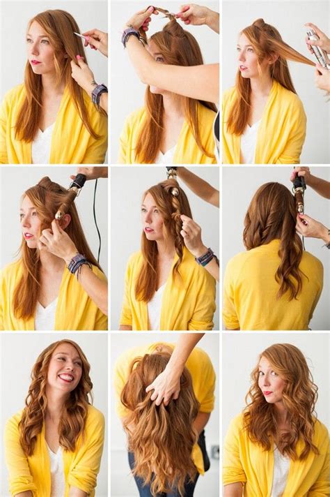 Create Curls With A Hair Straightener Step By Step Hairstyles Easy