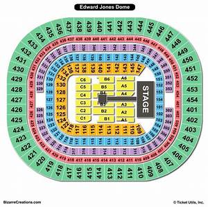 The Dome At America S Center Seating Chart Seating Charts Tickets