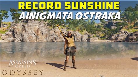 Record Sunshine Ainigmata Ostraka Puzzle Location Solution Megaris