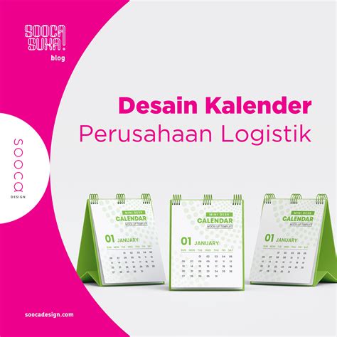 5 Contoh Desain Kalender Untuk Perusahaan Logistik