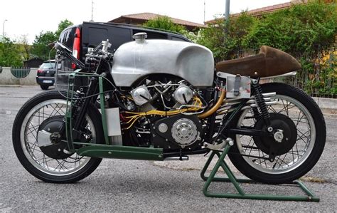 Built With The Original Plans 1955 Moto Guzzi V8 Bike Urious