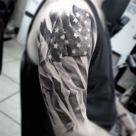 American flag tattoos are very specific tattoo designs, which obviously only hold. 53 Top Flag Tattoos On Shoulder