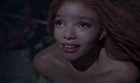 everyone is loving the trailer for the new the little mermaid with halle bailey