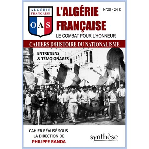 L Alg Rie Fran Aise Cahiers D Histoire Du Nationalisme N Librairie Fran Aise