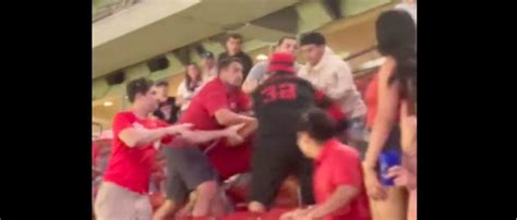 Fans Get In A Massive Fight During The Texas Techhouston Game In