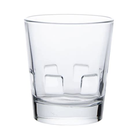 libbey 15963 12 oz double old fashioned glass optiva stackable