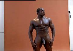 Nude Black Guy With Telegraph
