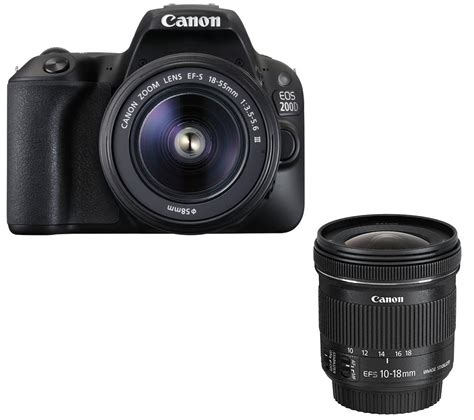 Buy Canon Eos 200d Dslr Camera Ef S 18 55 Mm F35 56 Iii And Ef 50 Mm