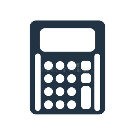Calculator Icon Vector Isolated On White Background Calculator Sign