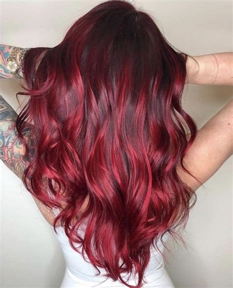 Lista Imagen Paleta De Colores Rojos Para El Cabello Lleno