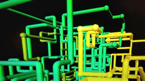 3d Pipes Screensaver Demo On Windows 10 Youtube