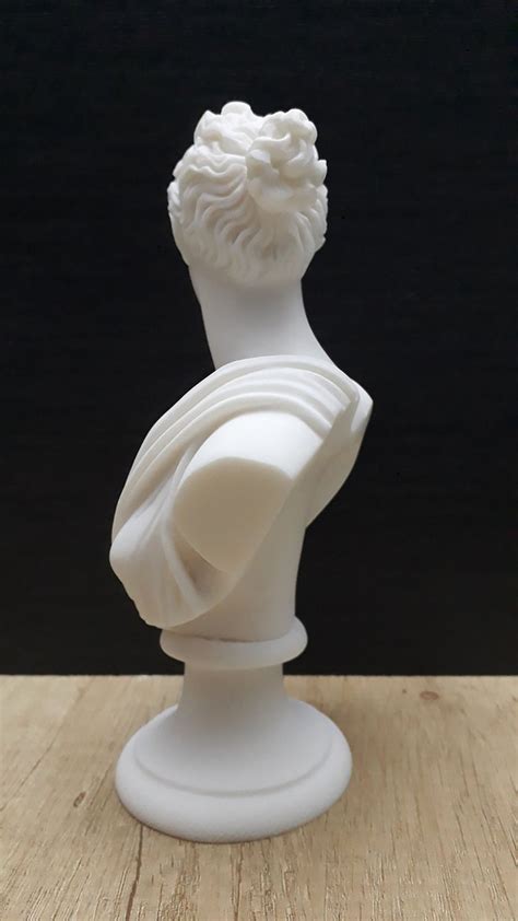 Artemis Bust Head Ancient Greek Roman Goddess Diana Cm Etsy