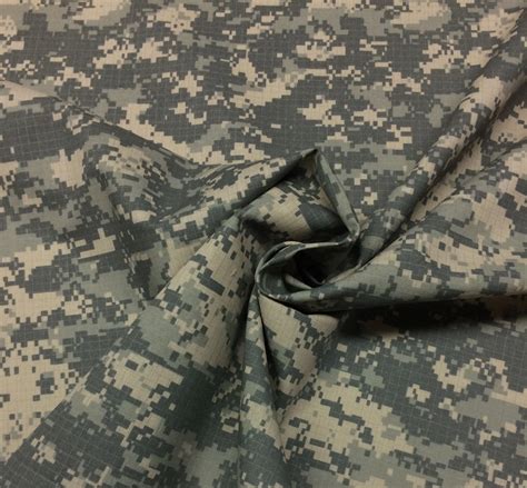 ACU Army Military Spec Camouflage Digital Camo NY CO Ripstop Etsy