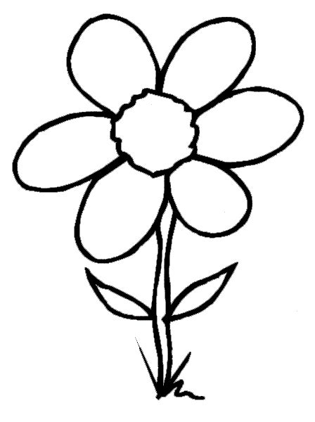 Flower Coloring Pages Coloring Kids