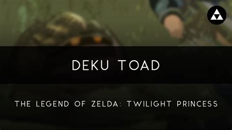 Twilight Princess Deku Toad Orchestral Arrangement Youtube Music