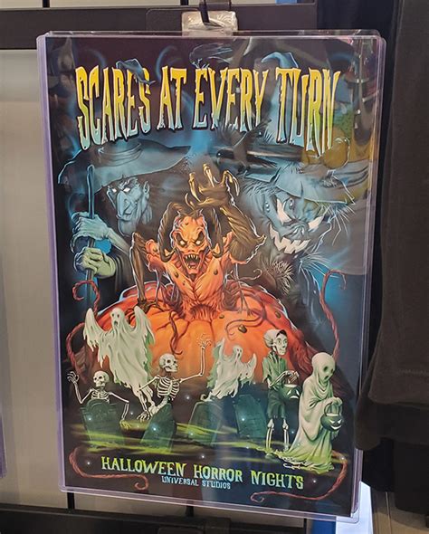 Halloween Horror Nights 2022 Scare Zone Pumpkin Lord Poster 11×17