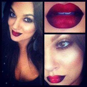 Black Liner Red Lipstick Trick Beautiful Lipstick Makeup Makeup