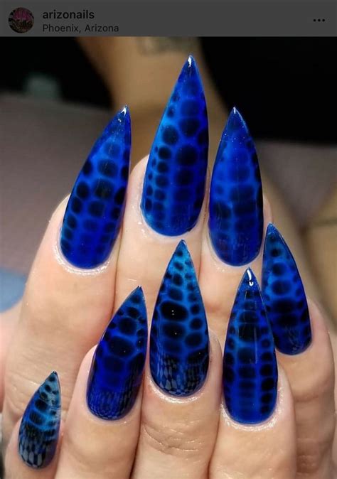 Pin By Astrowifey On 2020 Nail Trends Electric Blue Give It To Me