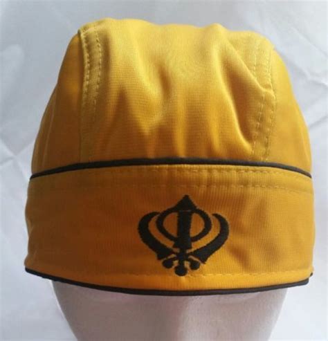 Punjabi Sikh Boy Singh Khalsa Pathka Turban Bandana Pagri Pagg Orange