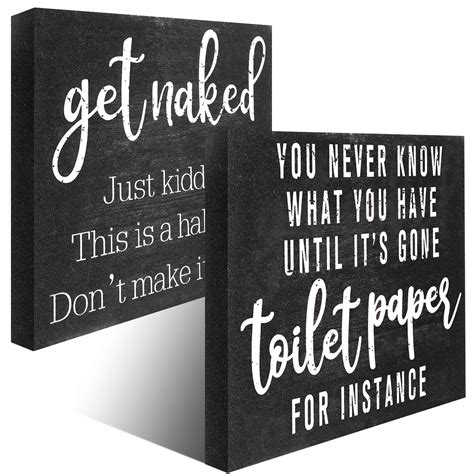 Buy Pieces You Never Know What You Have Until It S Gone Toilet Paper Sign Get Naked Funny