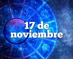 17 de noviembre - Horóscopo