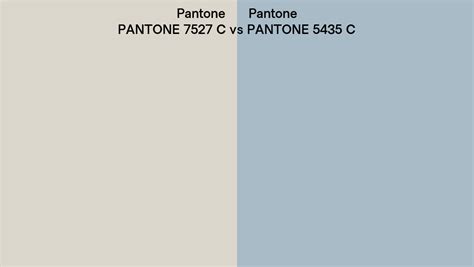 Pantone 7527 C Vs Pantone 5435 C Side By Side Comparison