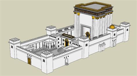 Herods Temple 3d Warehouse Temple Temple In Jerusalem Temple Mount