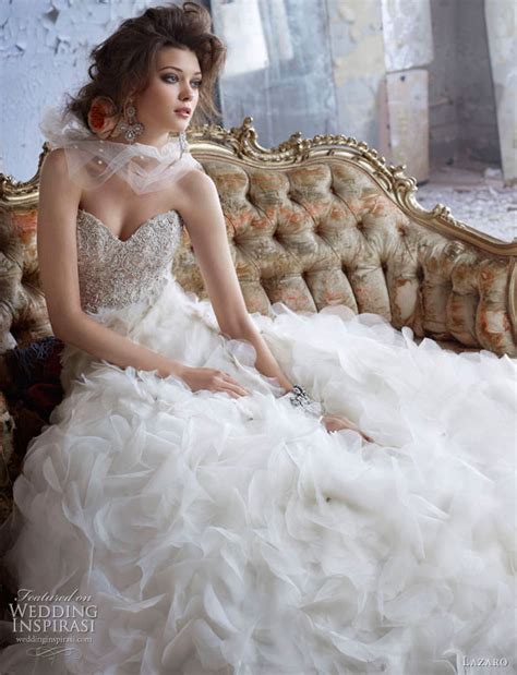 Lazaro is glamour, romance and color that is a staple in the bridal fashion industry. Lazaro Bridal Collection 2012 at Bridal Reflections of New ...