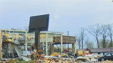 Camera Footage Tornado Rips Through Arkansas City Aftermath And
