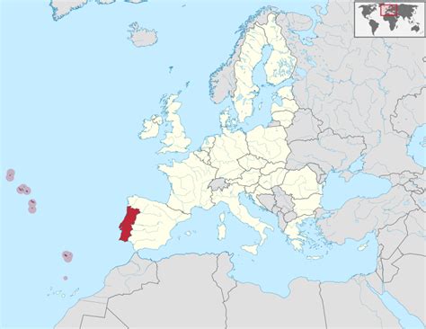 Открыть страницу «pt europa portugal» на facebook. Mapa-de-Portugal-na-Europa - Espírito Viajante