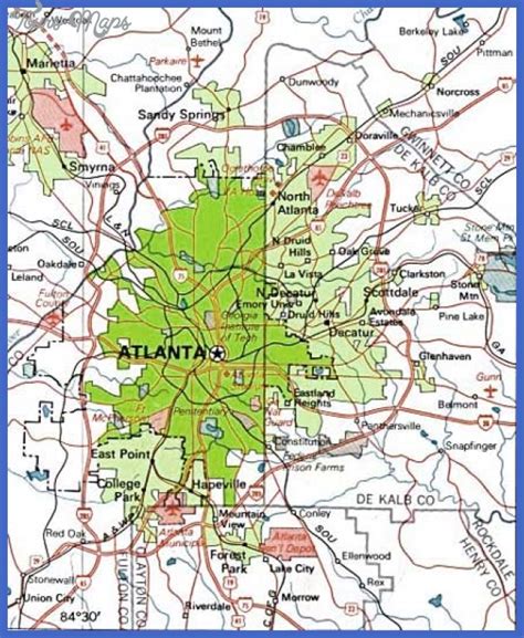 Atlanta Metro Map With Cities Map Of Africa Images And Photos Finder