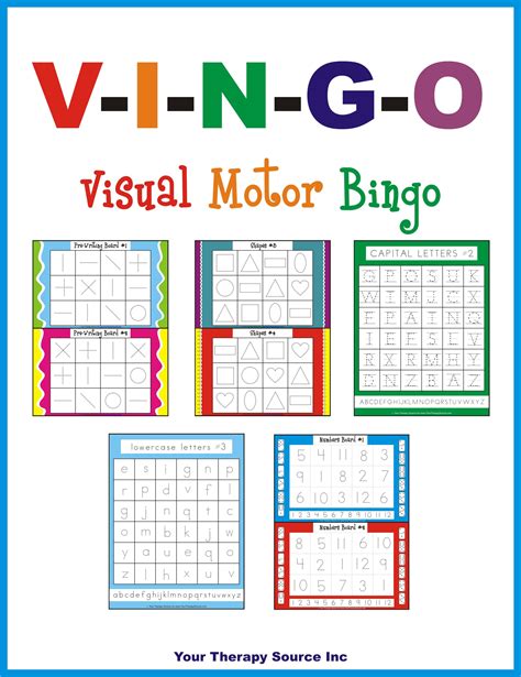 Añadimos juegos de y8 nuevos cada día. V-I-N-G-O Visual Motor Bingo - Your Therapy Source ...