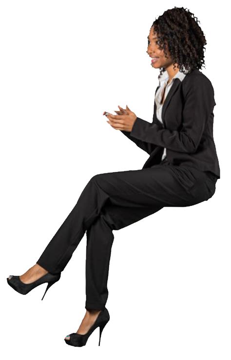 Cutout Woman Sitting People Cutout Cut Out People People Png People