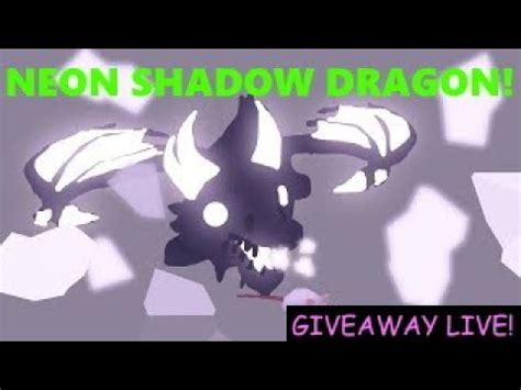 Feel free to post anything you are trading! NEON SHADOW DRAGON GIVEAWAY ADOPT ME ROBLOX [Adopt Me ...