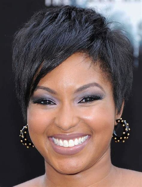 Short African American Hairstyles For Round Faces Page HAIRSTYLES