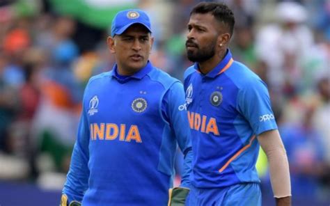 hardik pandya reveals the advice that ms dhoni gave to him during the early days of his