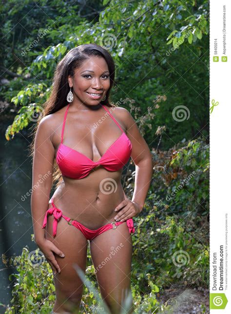 The answer should absolutely be yes. Summer - Black Woman In Bikini Stock Photo - Image of ...