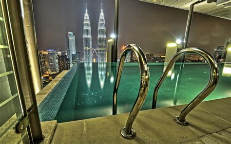 But do you know that it can be a source of inspiration for personal relaxation, too? Infinity Pool Kuala Lumpur Buildings Skyscrapers Pool ...